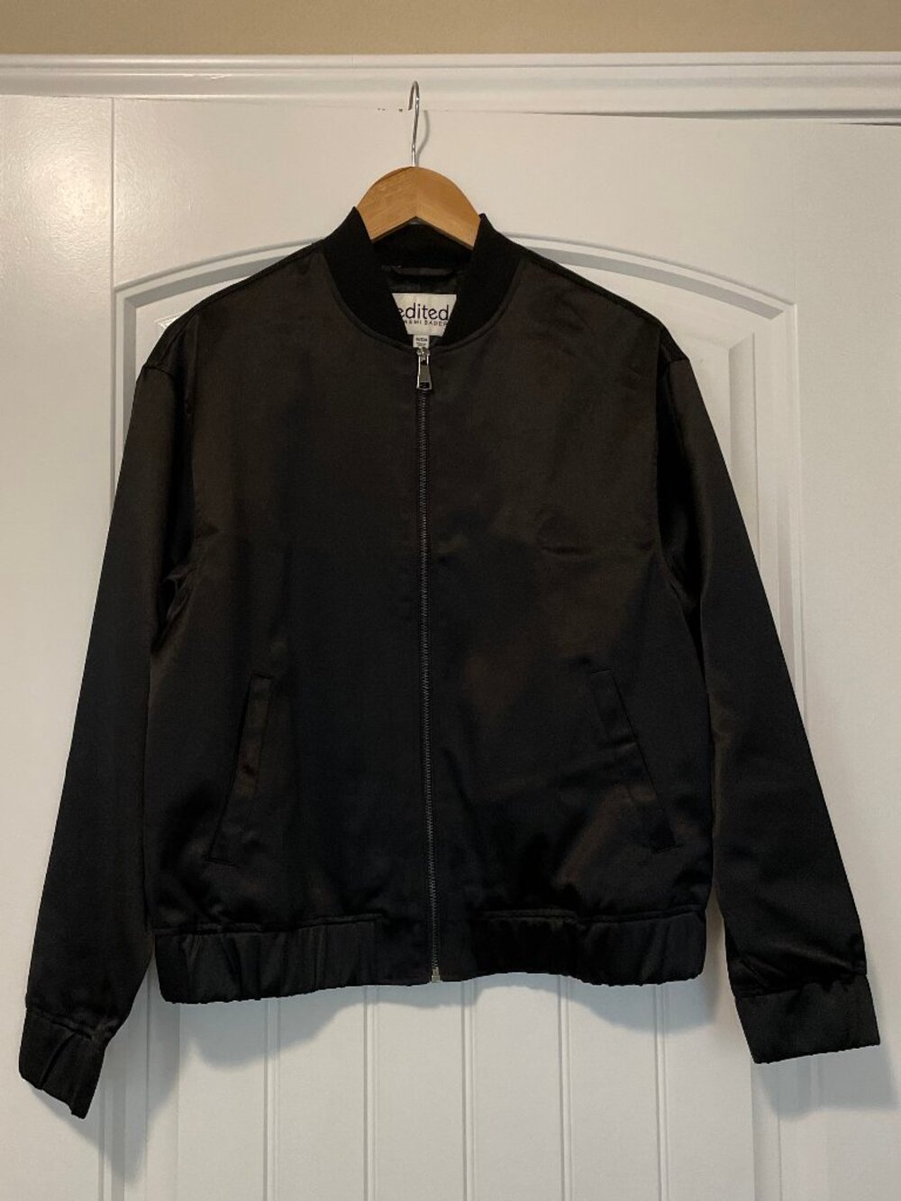 Edited by Remi Bader Black Bomber Jacket
